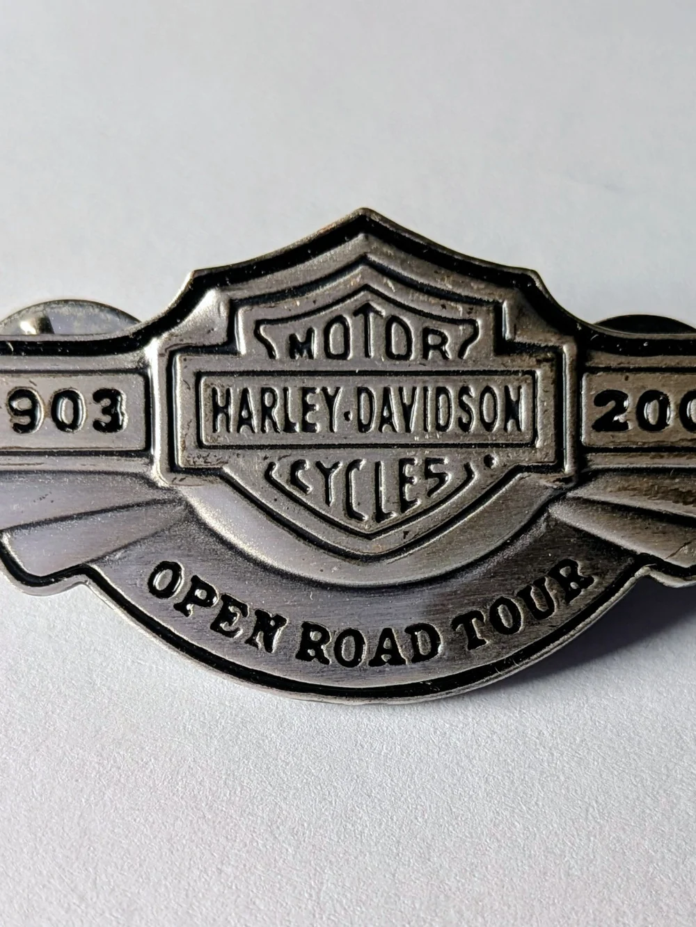 Harley-Davidson Men’s Silver Open Road Badge Pin